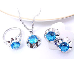 三件套纯银首饰L029